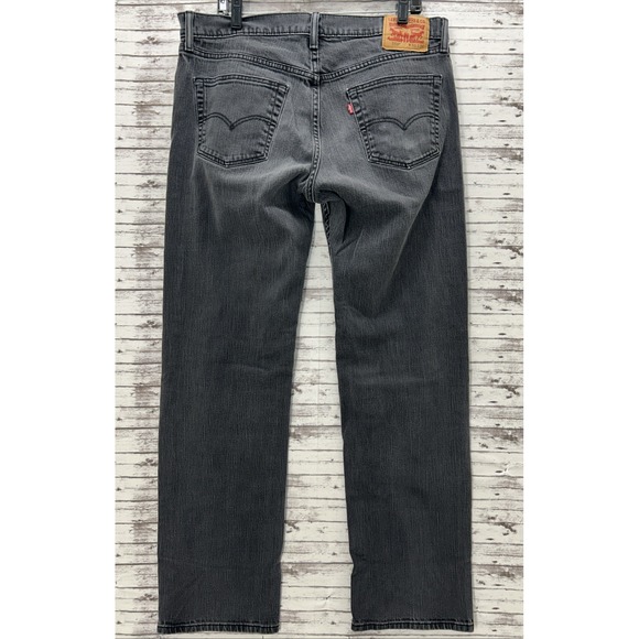 Levis 559 Jeans Mens 36x33 Gray Relaxed Straight Mid Rise Medium Wash Denim READ - Picture 2 of 10
